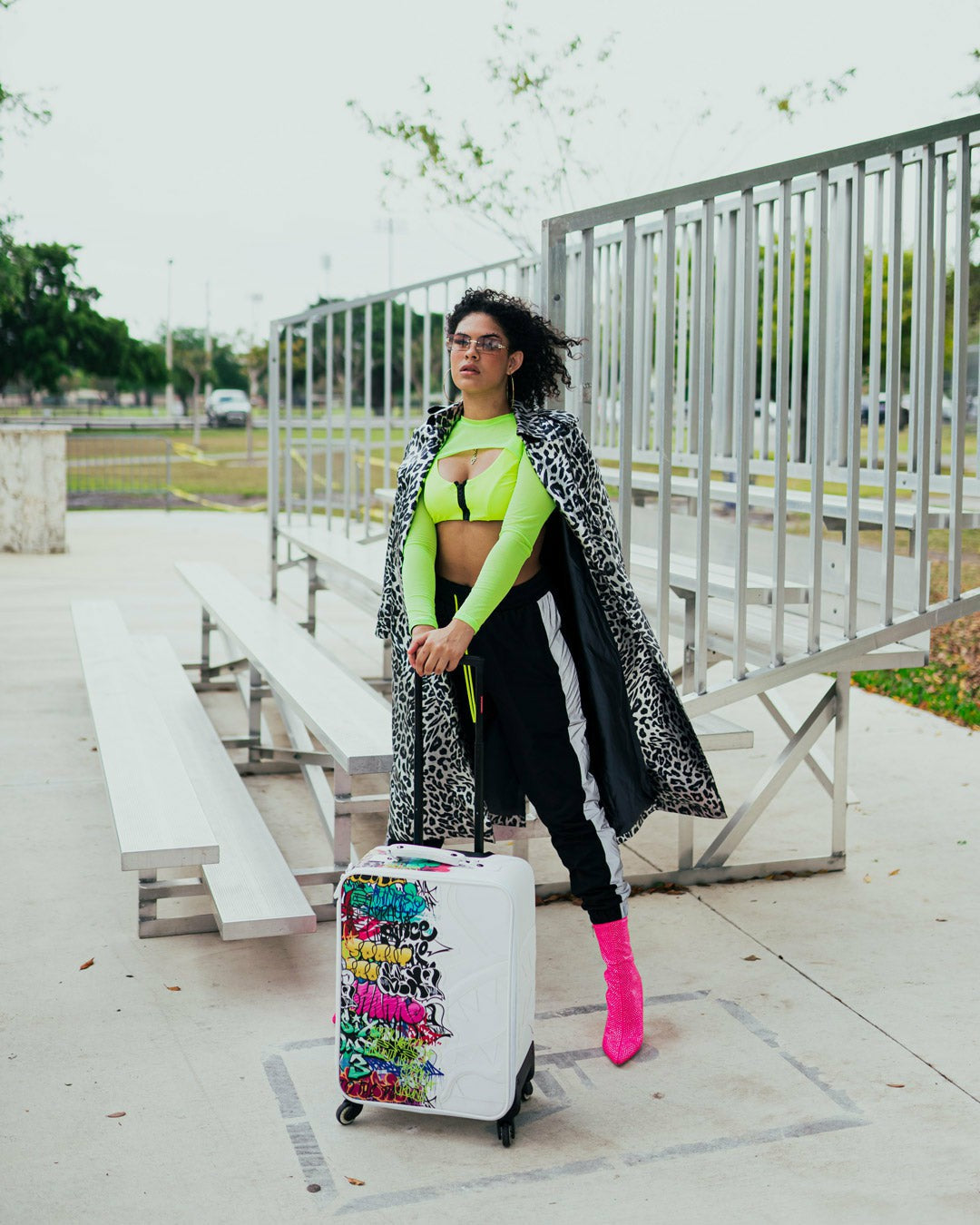 Sprayground - HALF GRAFF JETSETTER CARRY-ON LUGGAGE