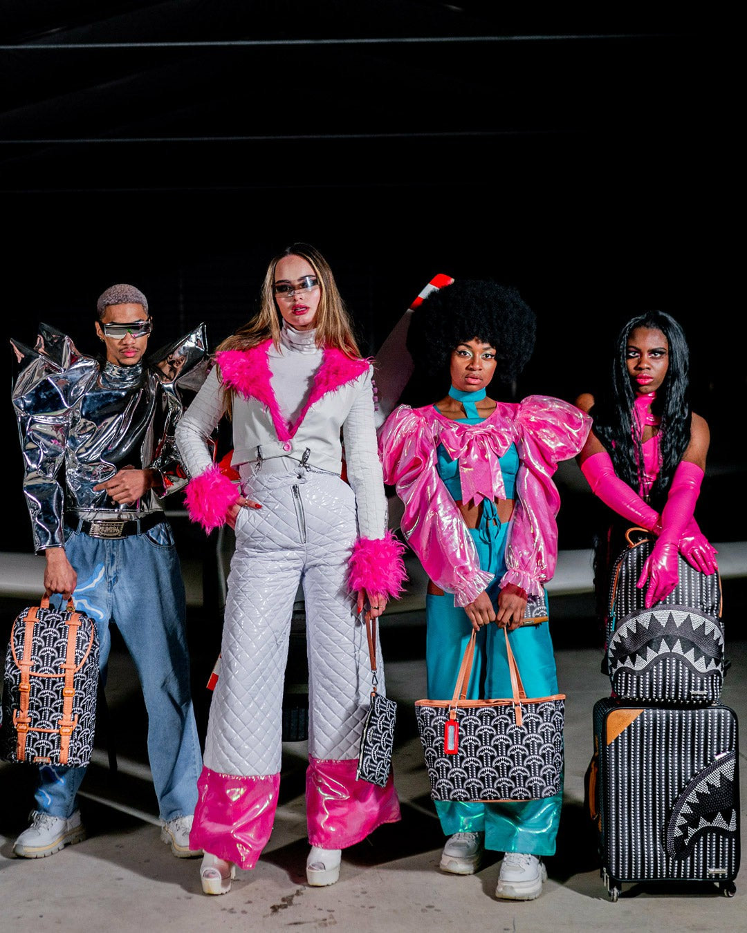Sprayground - ILLUCHAINS JETSETTER CARRY-ON LUGGAGE