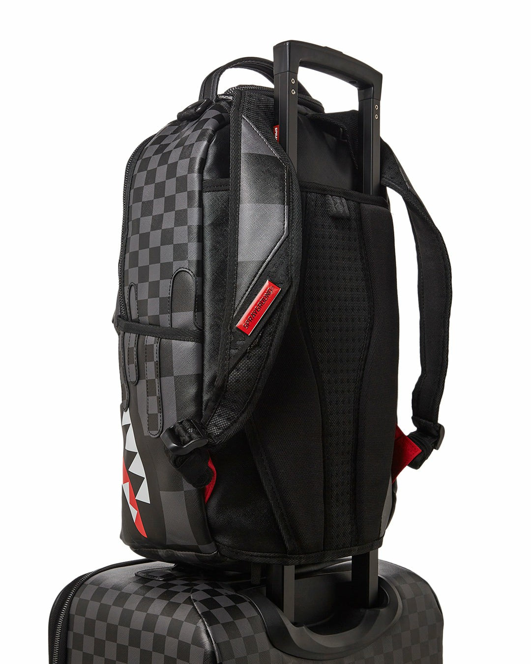 Sprayground - XTC GREY SHARKS IN PARIS JETSETTER CARRY-ON LUGGAGE