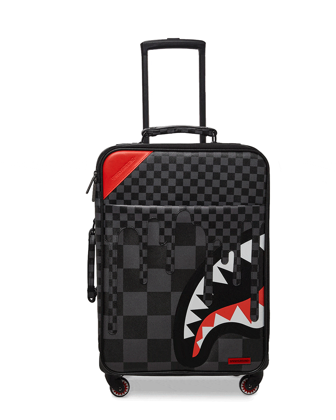Sprayground - XTC GREY SHARKS IN PARIS JETSETTER CARRY-ON LUGGAGE