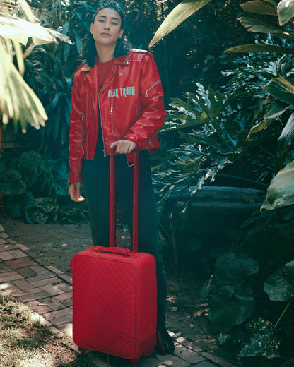 Sprayground - RED RIVIERA JETSETTER CARRY-ON LUGGAGE