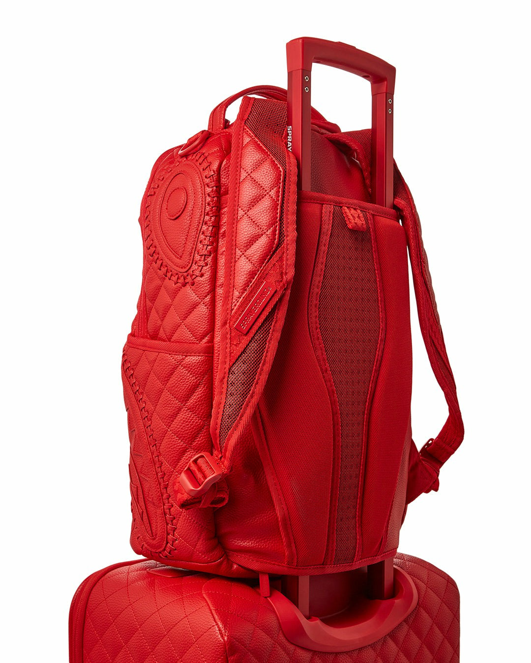Sprayground - RED RIVIERA JETSETTER CARRY-ON LUGGAGE