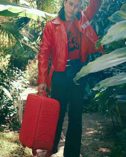 Sprayground - RED RIVIERA JETSETTER CARRY-ON LUGGAGE