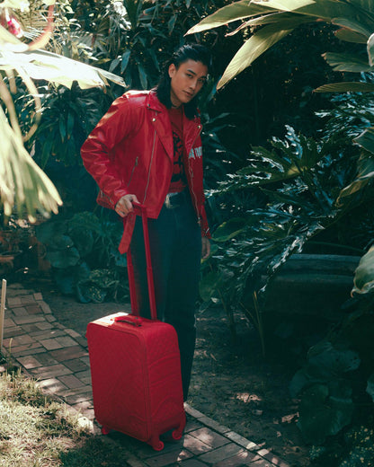 Sprayground - RED RIVIERA JETSETTER CARRY-ON LUGGAGE