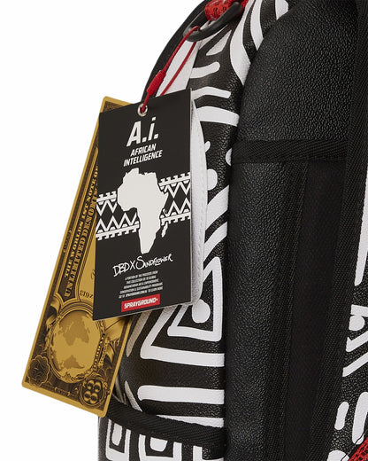 Sprayground - A.I.8 AFRICAN INTELLIGENCE - ORIGIN STORY BACKPACK (DLXV)
