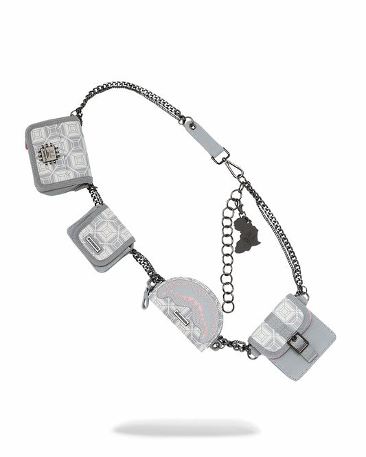 Sprayground - A.I.8 AFRICAN INTELLIGENCE BOOKED & BUSY CHARM WAISTBELT