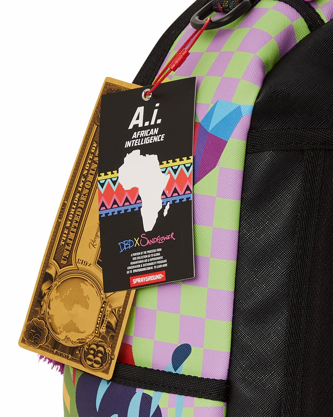 Sprayground - A.I.8 AFRICAN INTELLIGENCE THE LEADER WITHIN BACKPACK (DLXV)