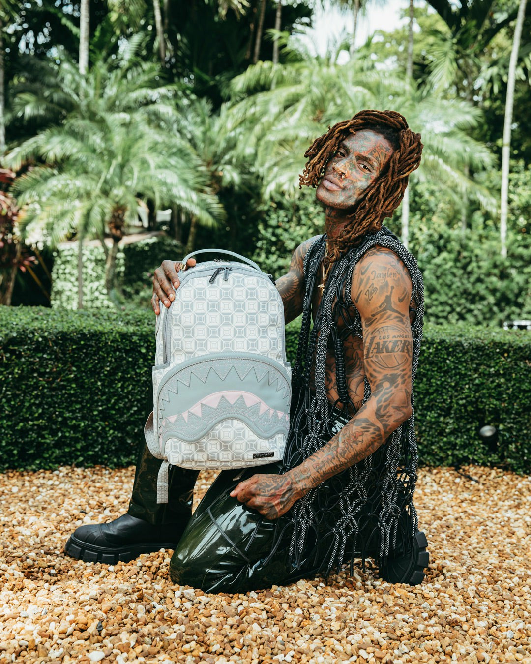 Sprayground - A.I.8 AFRICAN INTELLIGENCE BOOKED & BUSY BACKPACK