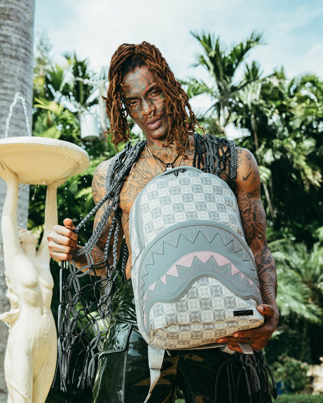 Sprayground - A.I.8 AFRICAN INTELLIGENCE BOOKED & BUSY BACKPACK