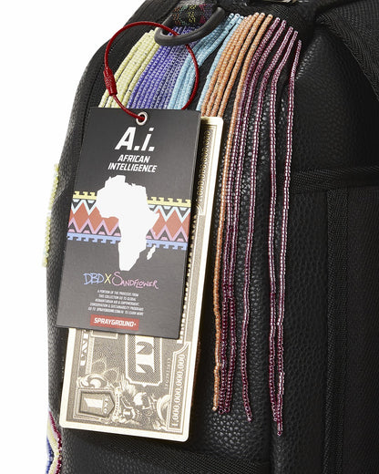 Sprayground - STAR RACER A.I.7 SANDFLOWER COLLAB BEADED BACKPACK
