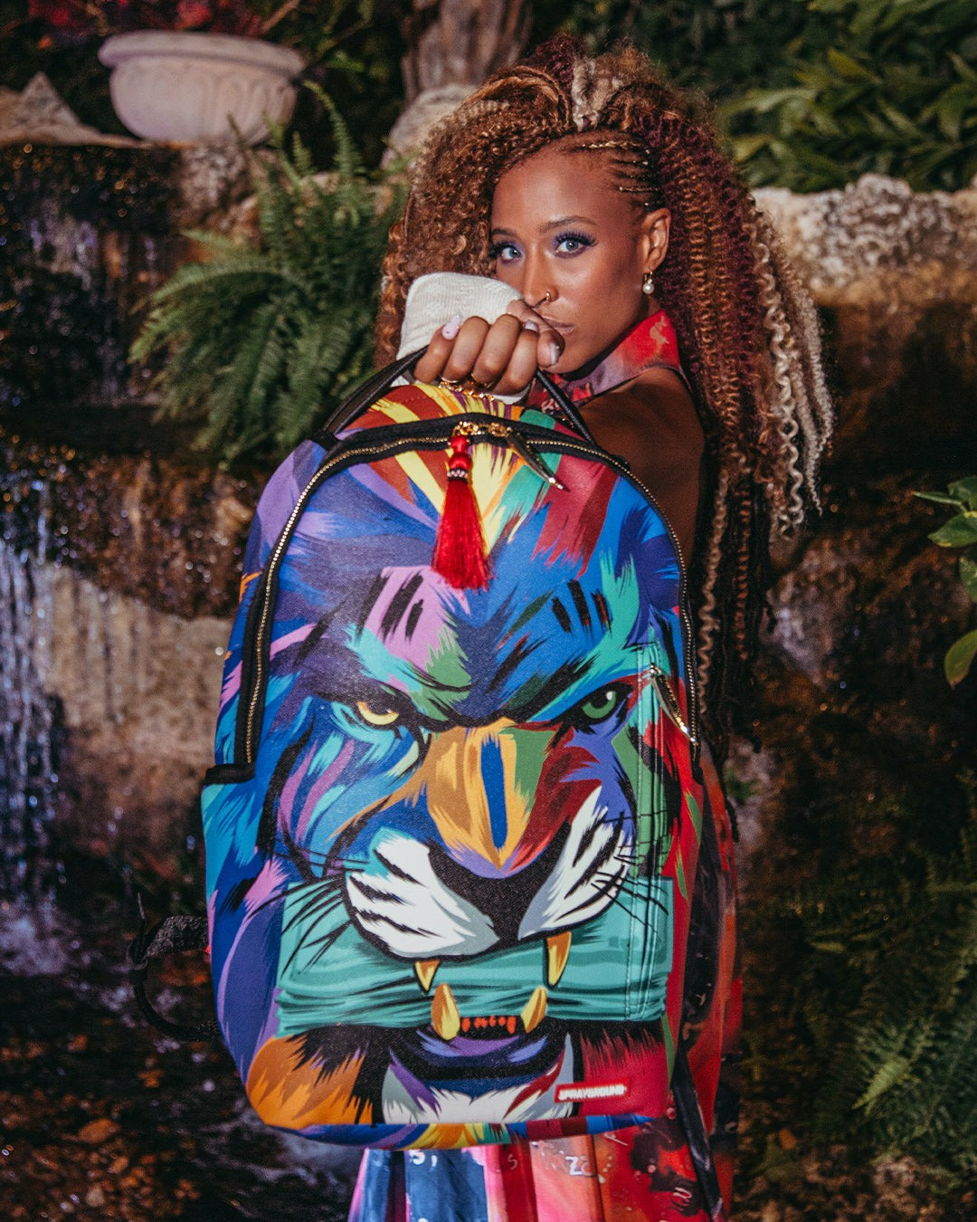 Sprayground - HEAR MY ROAR A.i.6 SANDFLOWER COLLAB BACKPACK (DLXV)