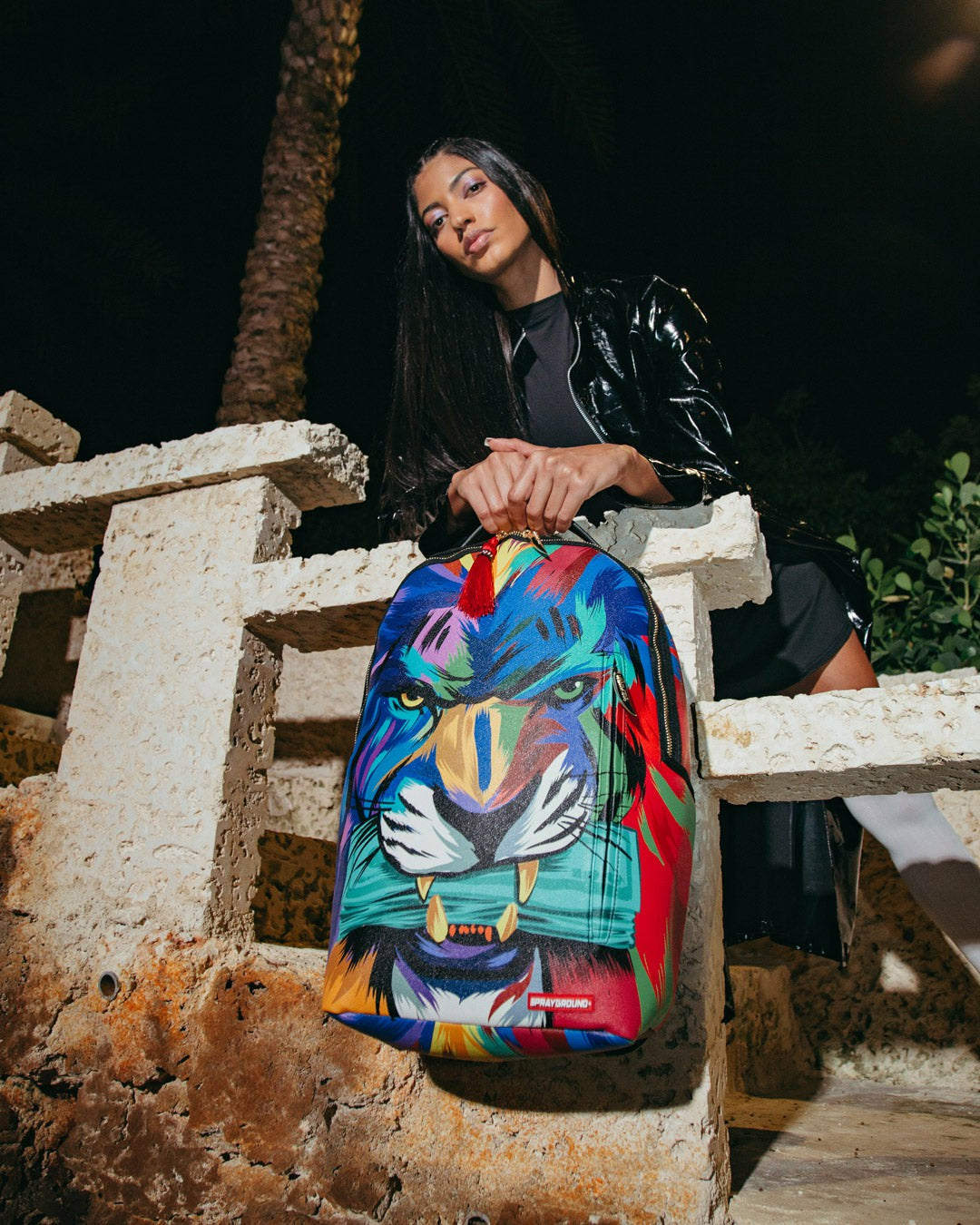 Sprayground - HEAR MY ROAR A.i.6 SANDFLOWER COLLAB BACKPACK (DLXV)