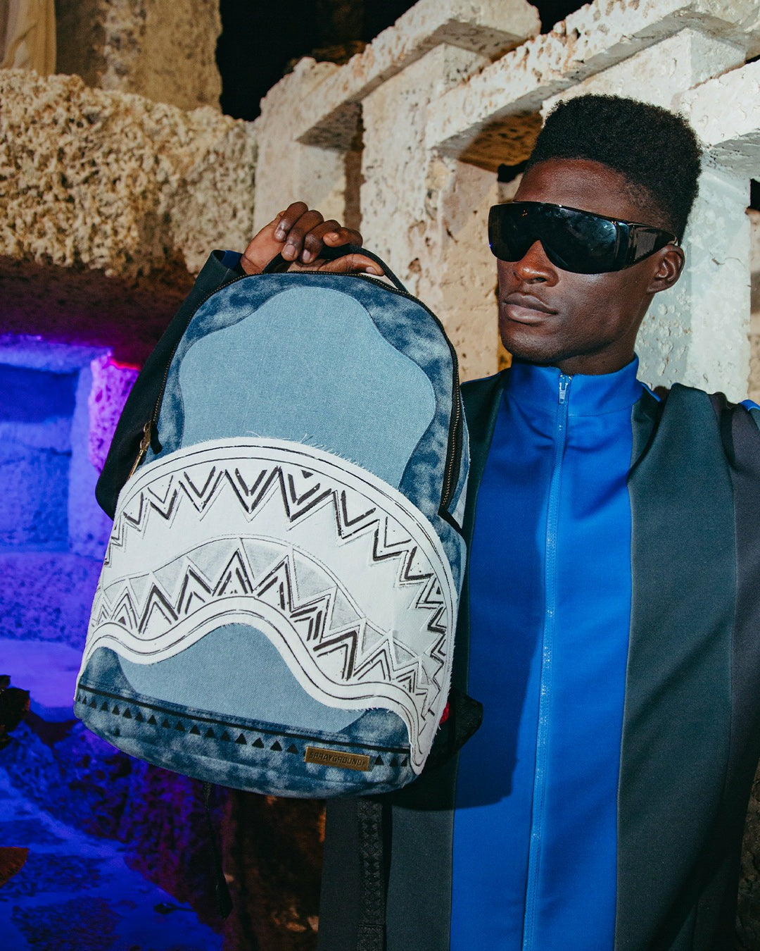 Sprayground - COAST TO COAST A.i.6 SANDFLOWER COLLAB BACKPACK