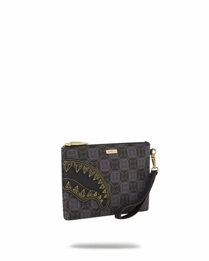 Sprayground - OBSIDIAN STUNNER A.i.6 SANDFLOWER COLLAB CROSSOVER CLUTCH