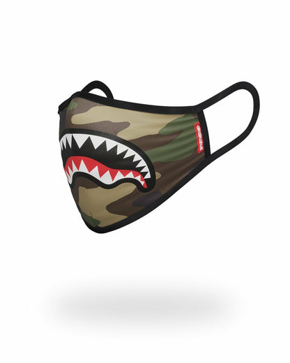 Sprayground - CAMO SHARKMOUTH FORM-FITTING MASK