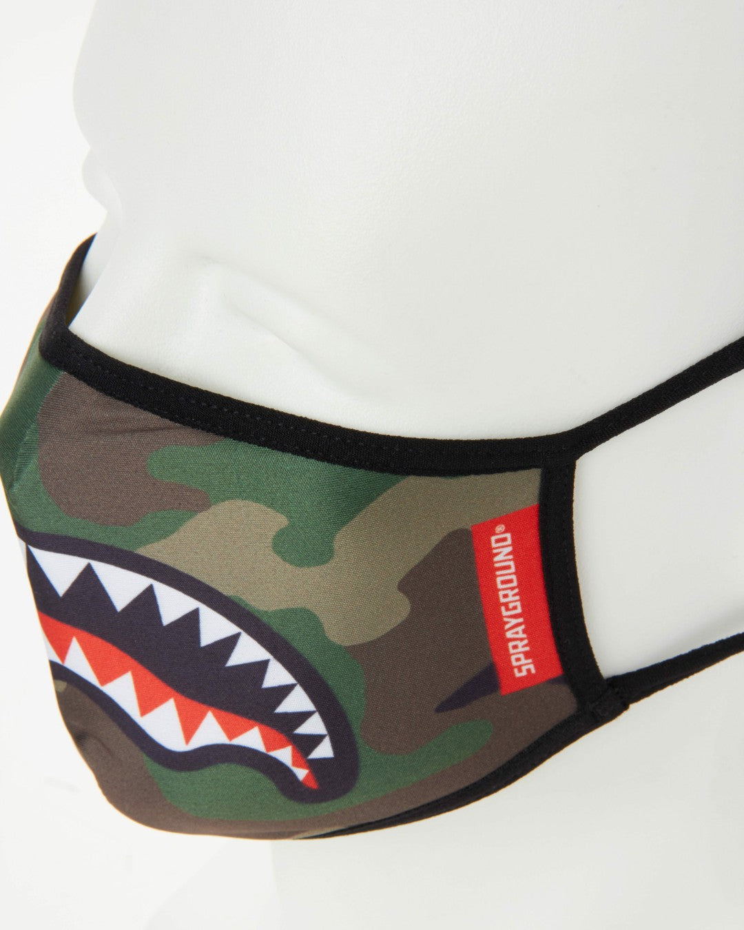 Sprayground - CAMO SHARKMOUTH FORM-FITTING MASK