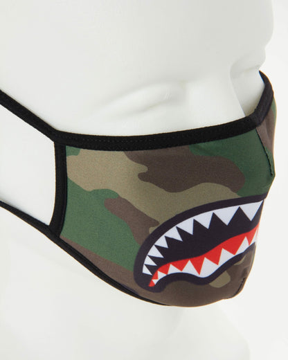 Sprayground - CAMO SHARKMOUTH FORM-FITTING MASK