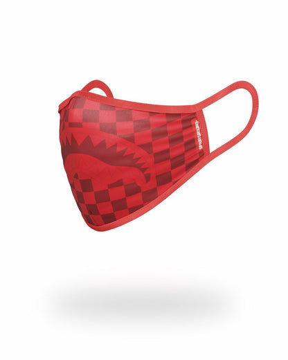 Sprayground - SHARKS IN PARIS (RED) FORM-FITTING MASK