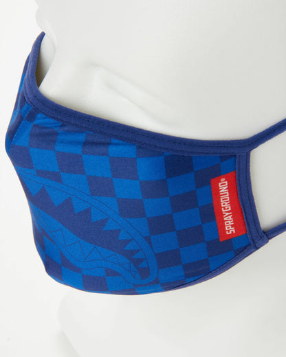 Sprayground - SHARKS IN PARIS (BLUE) FORM-FITTING MASK