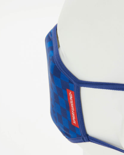 Sprayground - SHARKS IN PARIS (BLUE) FORM-FITTING MASK