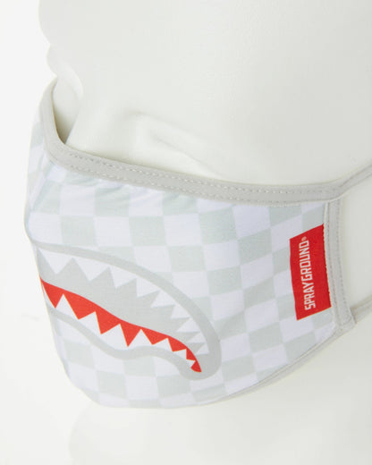 Sprayground - SHARKS IN PARIS (WHITE) FORM-FITTING MASK