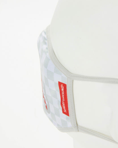 Sprayground - SHARKS IN PARIS (WHITE) FORM-FITTING MASK