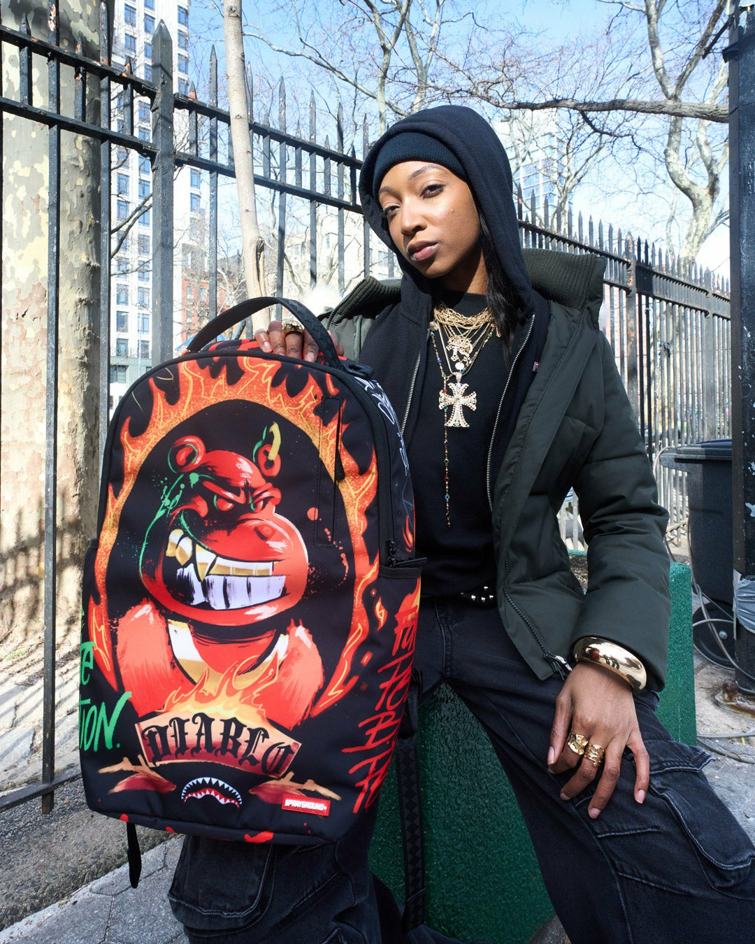 Sprayground - DIABLO BILLION BURNIN BACKPACK