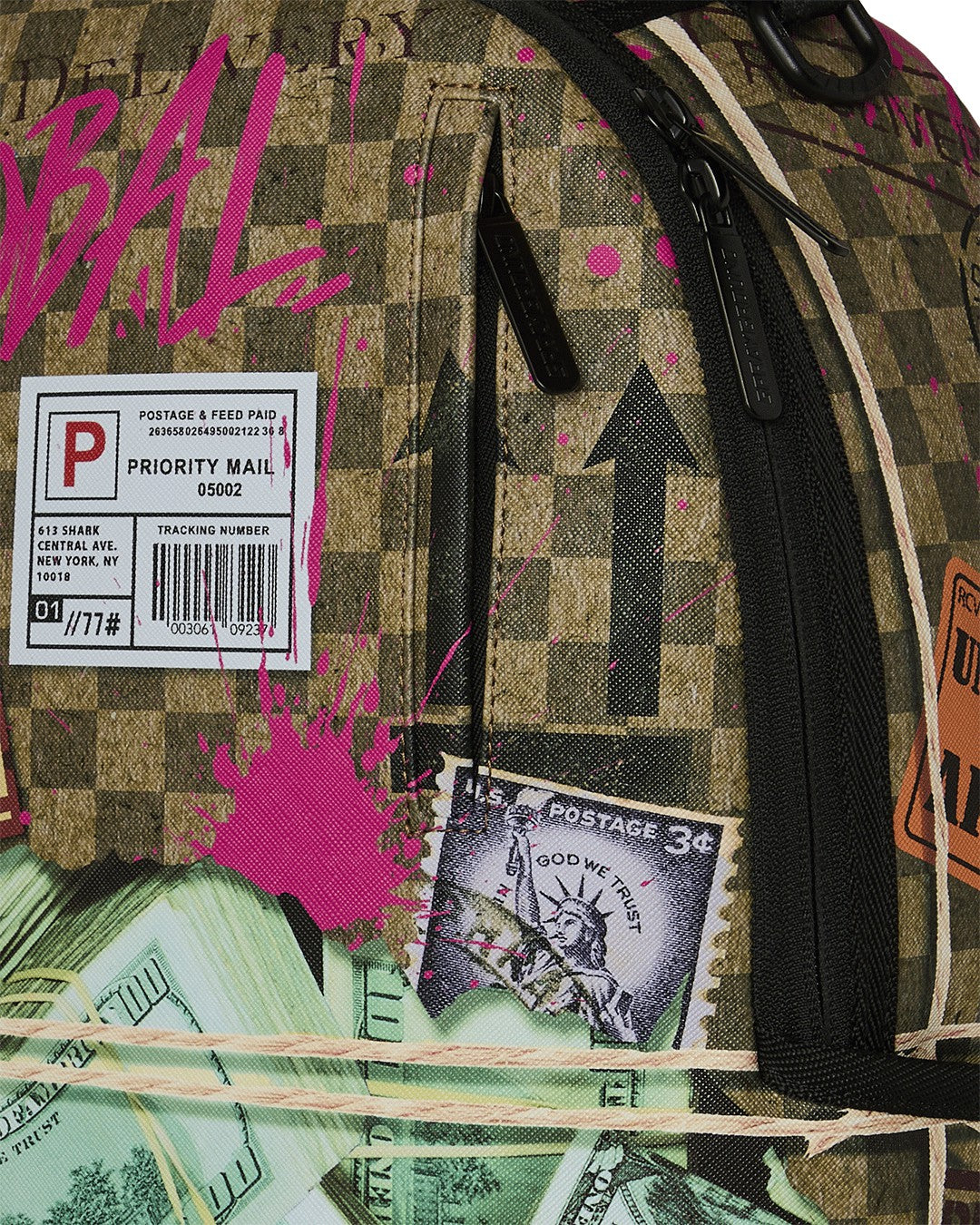 Sprayground - OVERNIGHT CASH STASH BACKPACK