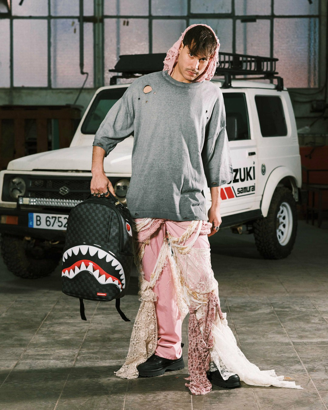 Sprayground - SHARKS IN PARIS HYPER PUFF BACKPACK