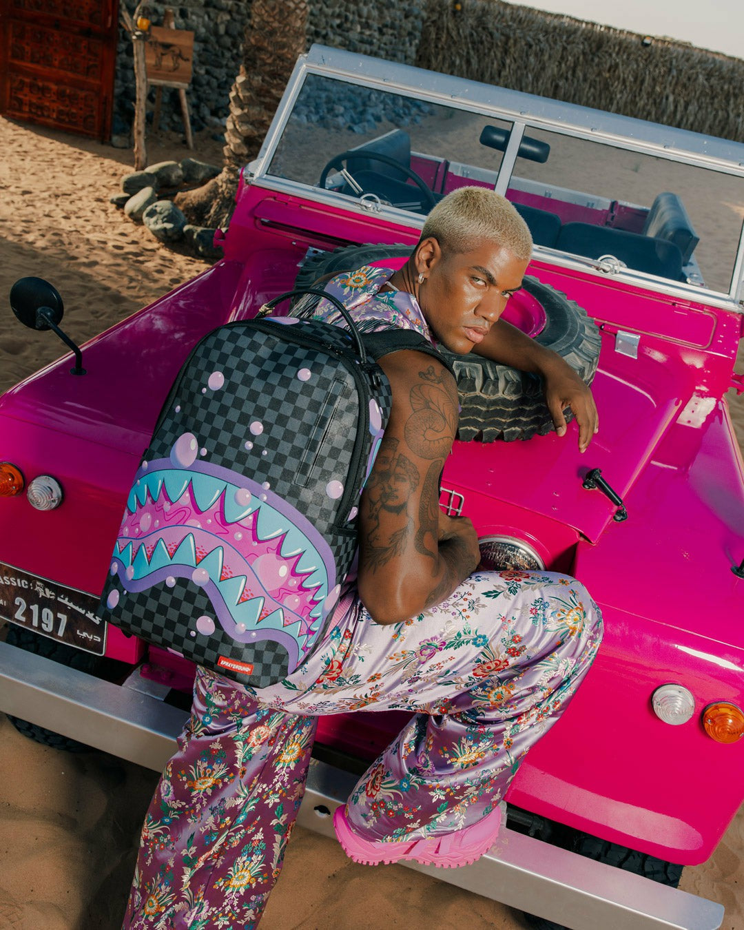 Sprayground - PURPLE SLIME SHARK BACKPACK