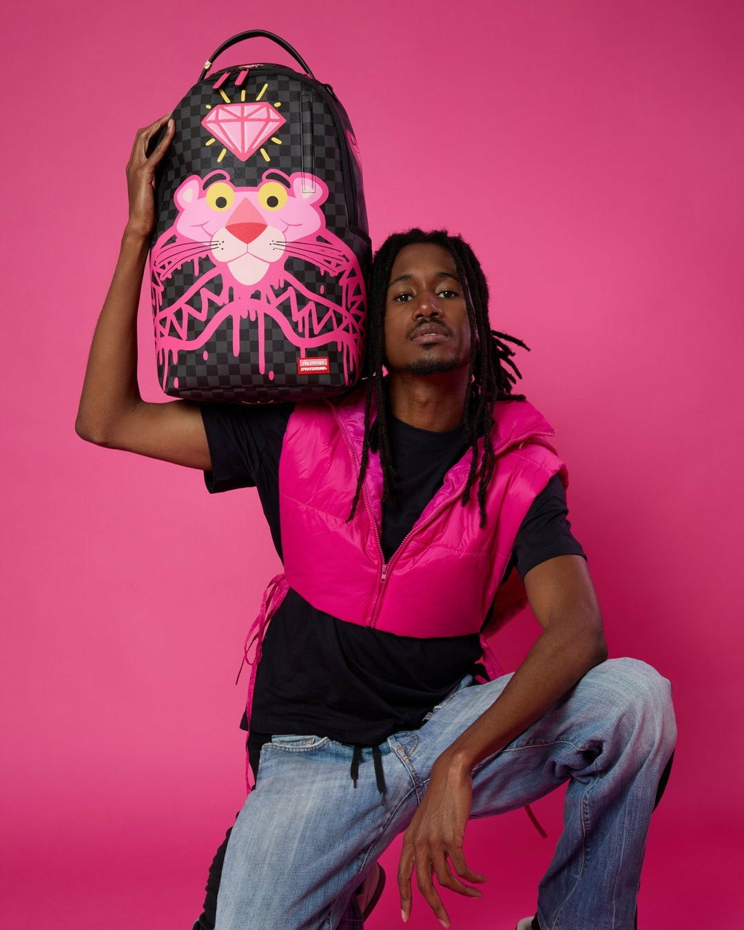 Sprayground - PINK PANTHER DIAMOND SHARK BACKPACK