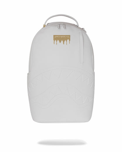 Sprayground - GOLD BRICK LUXE WHITE BACKPACK