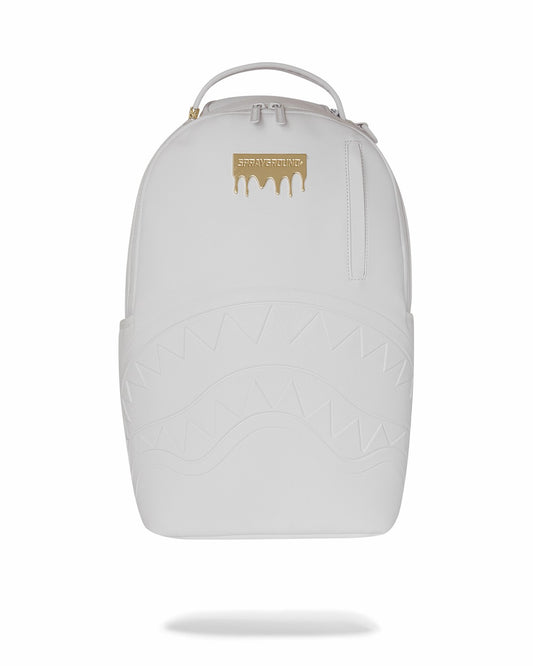 Sprayground - GOLD BRICK LUXE WHITE BACKPACK