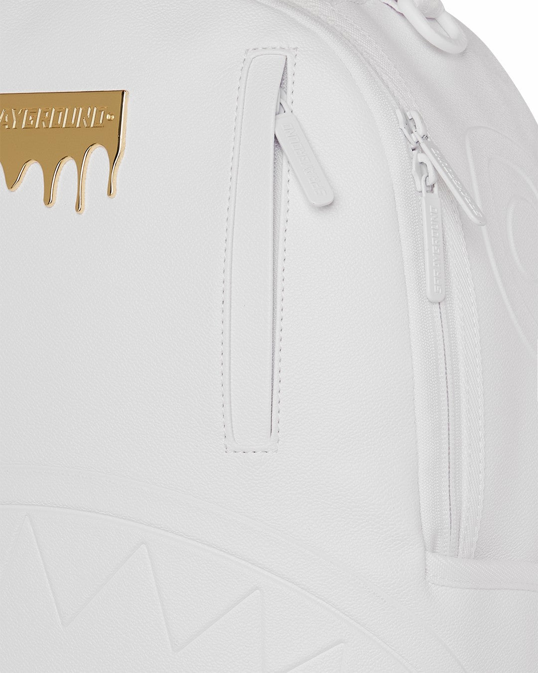 Sprayground - GOLD BRICK LUXE WHITE BACKPACK