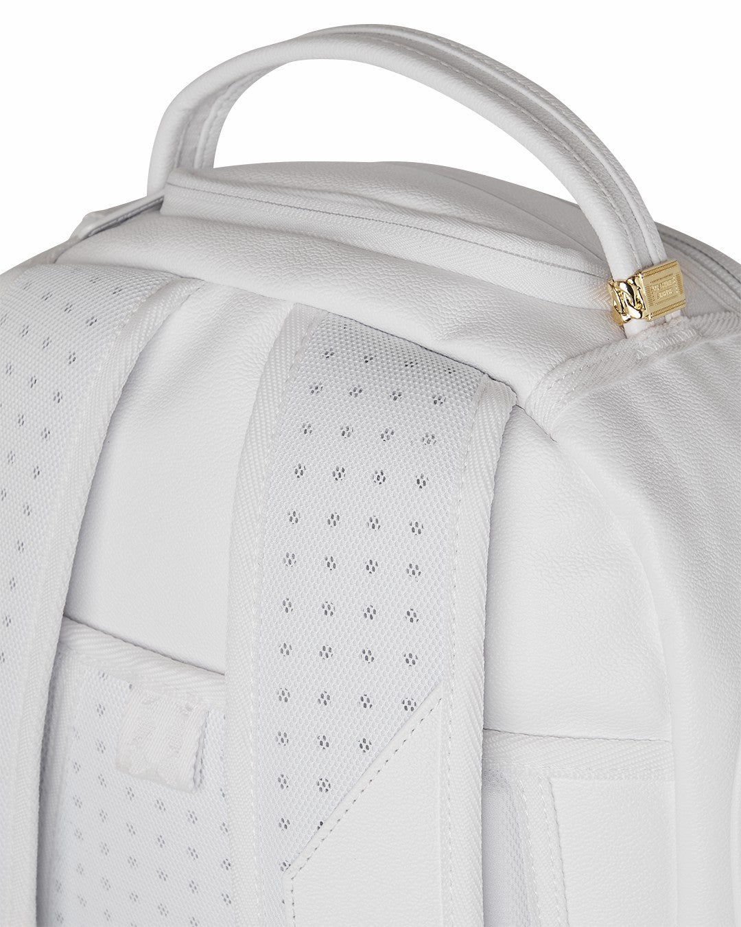 Sprayground - GOLD BRICK LUXE WHITE BACKPACK