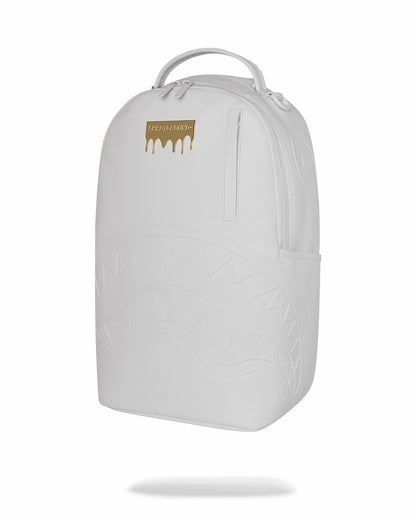 Sprayground - GOLD BRICK LUXE WHITE BACKPACK