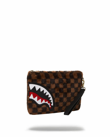 Sprayground - FURRR SHARKS IN PARIS CROSSOVER CLUTCH