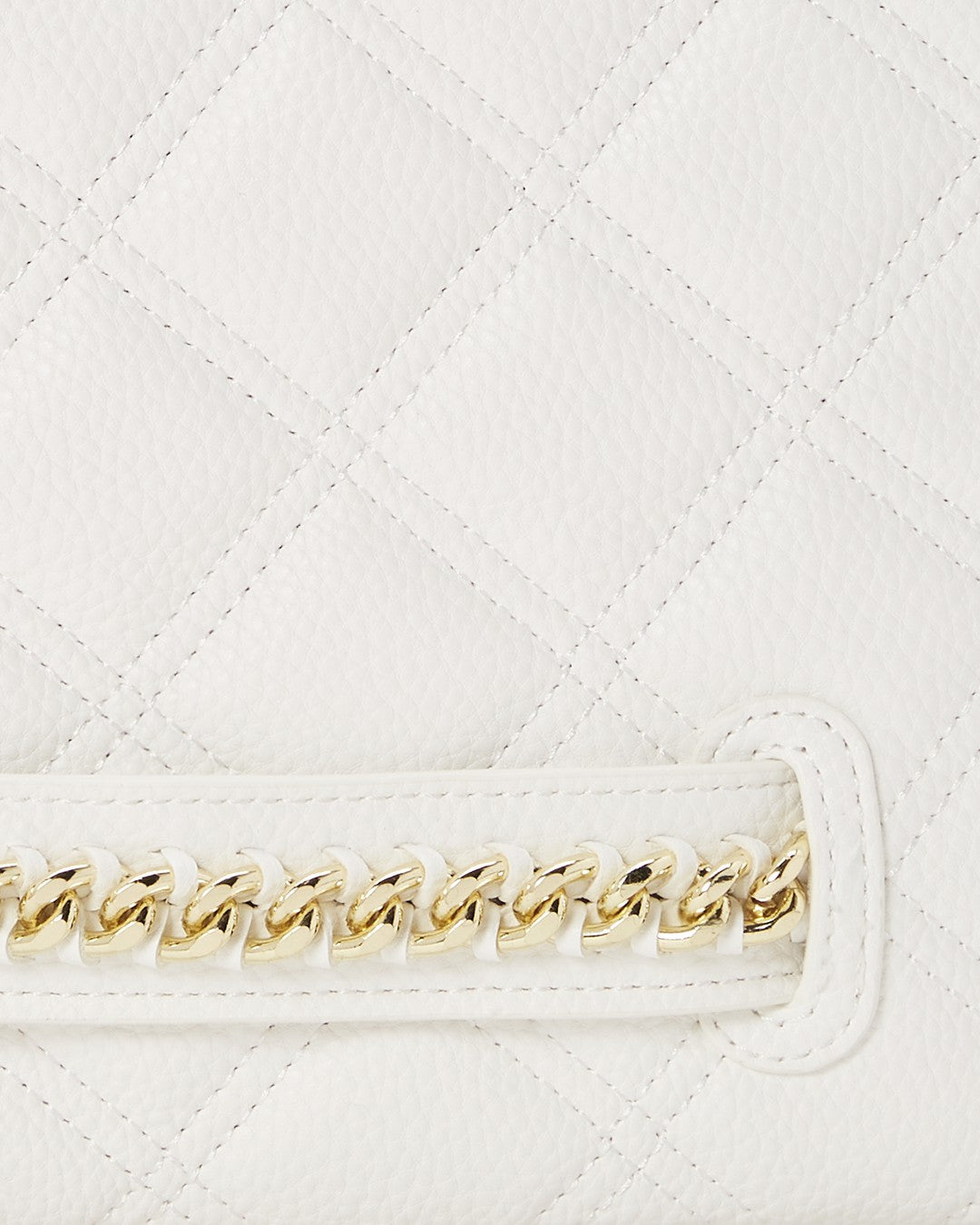 Sprayground - RIVIERA LE BLANC GOLD CHAIN SHARK CROSSOVER CLUTCH