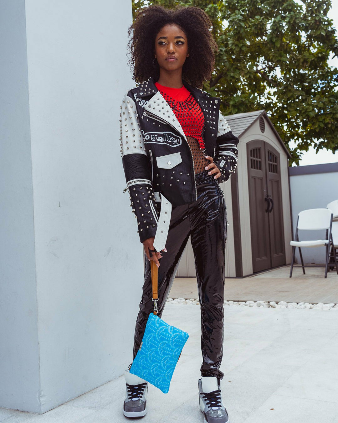 Sprayground - ILLUCHAINS TURQ CROSSOVER CLUTCH