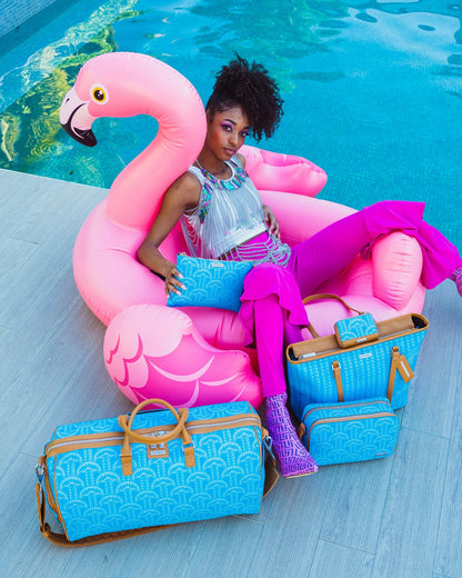 Sprayground - ILLUCHAINS TURQ CROSSOVER CLUTCH
