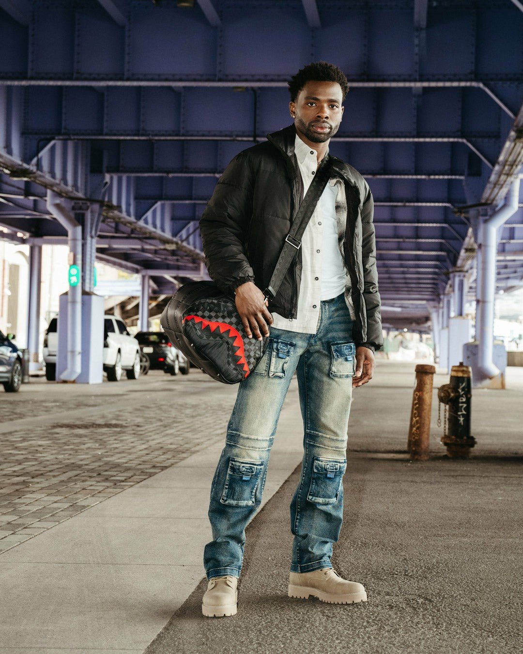 Sprayground - SNOWWSTORM PUFFER DUFFLE