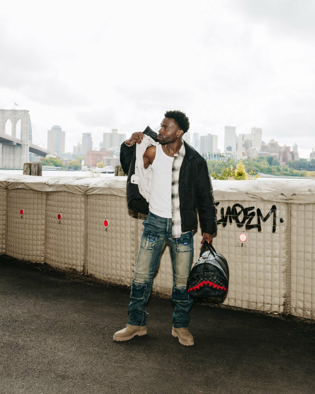 Sprayground - SNOWWSTORM PUFFER DUFFLE