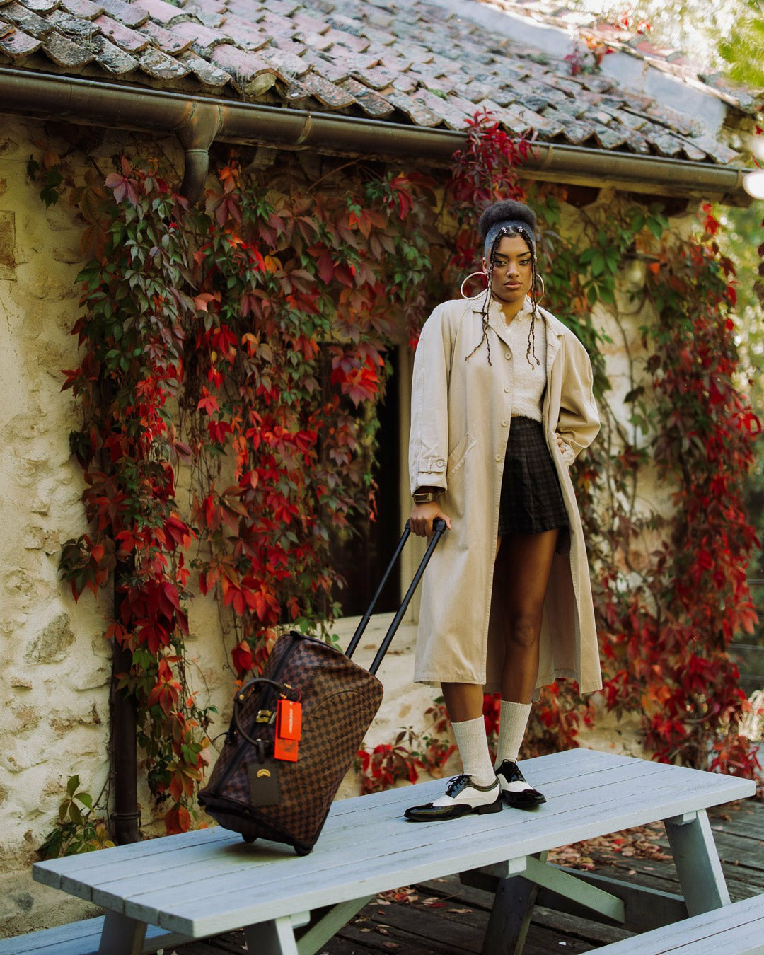 Sprayground - FROM PARIS WITH LOVE - EXPRESS DUFFLE (WITH WHEELS)