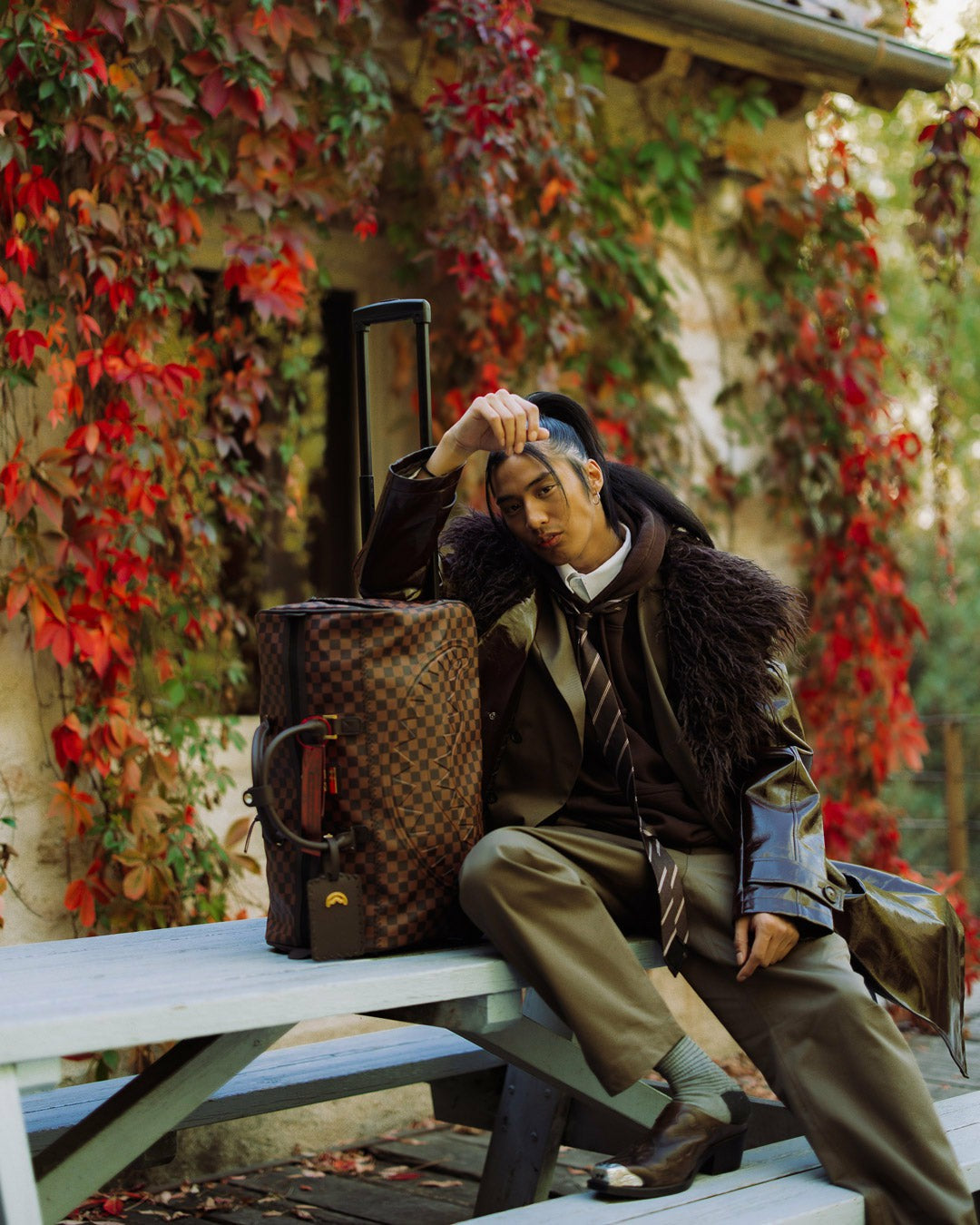 Sprayground - FROM PARIS WITH LOVE - EXPRESS DUFFLE (WITH WHEELS)