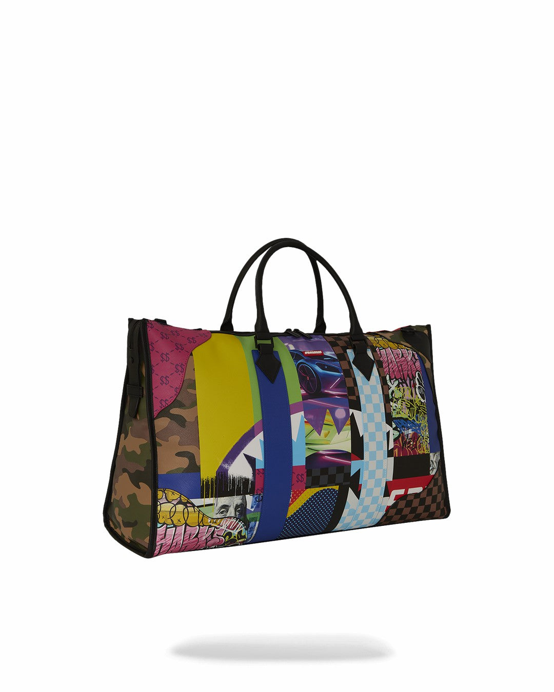 Sprayground - SHARK MASTERPIECES PYRAMID LARGE DUFFLE