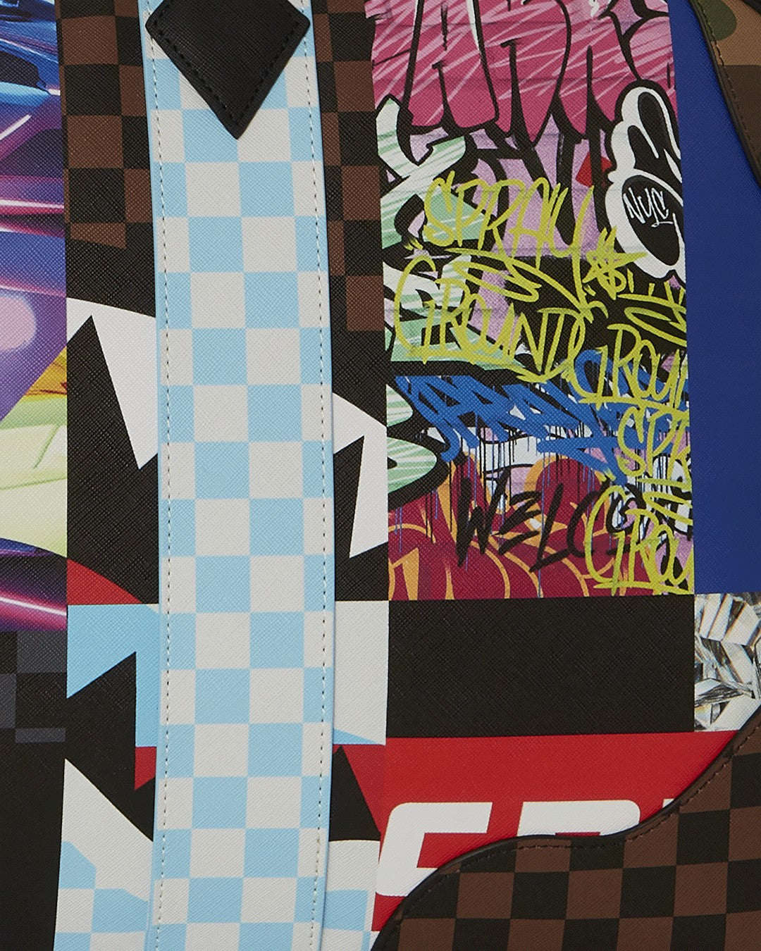 Sprayground - SHARK MASTERPIECES PYRAMID LARGE DUFFLE