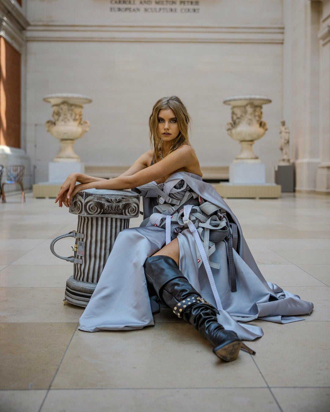Sprayground - THE MET GREEK TEMPLE OF SARDIS COLUMN DUFFLE