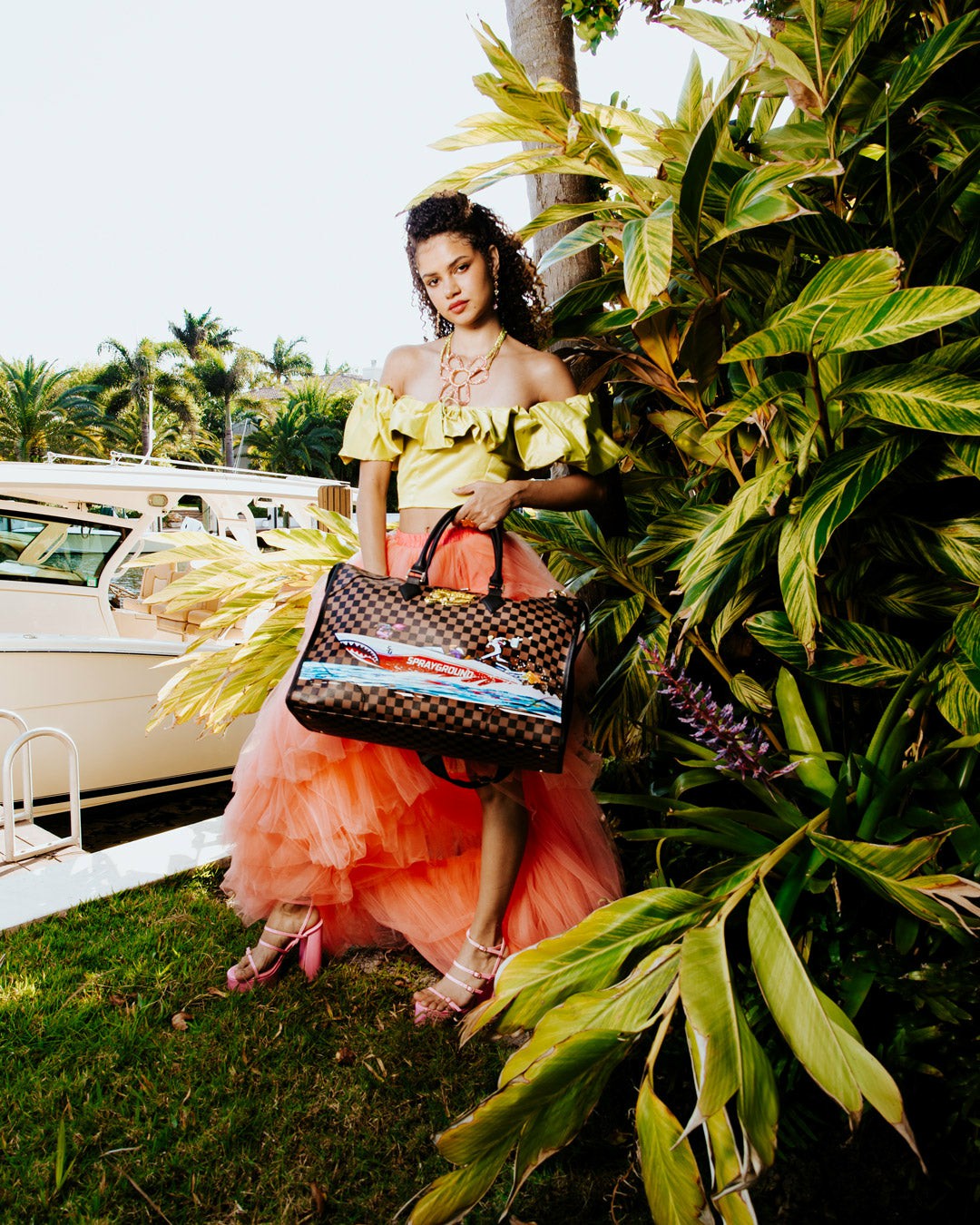 Sprayground - THE 305 SPEEDBOAT GETAWAY PYRAMID DUFFLE