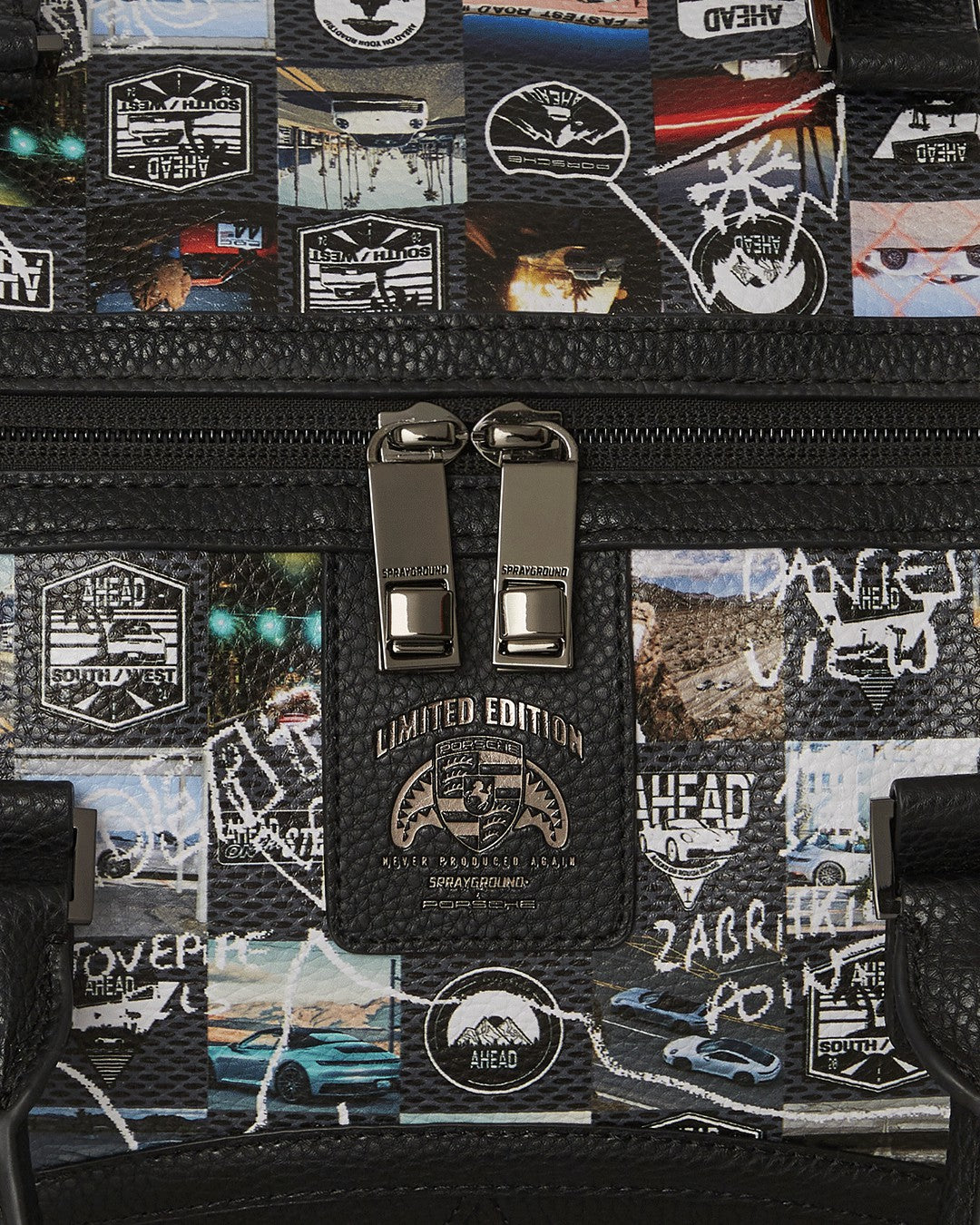Sprayground - PORSCHE AHEAD COLLAB DUFFLE - LIMITED EDITION