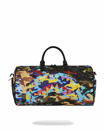 Sprayground - SLICED AND DICED CAMO DUFFLE